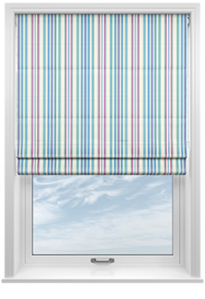 The British Stripe Co. Elizabeth, Brighton No.2 - Roman Blind